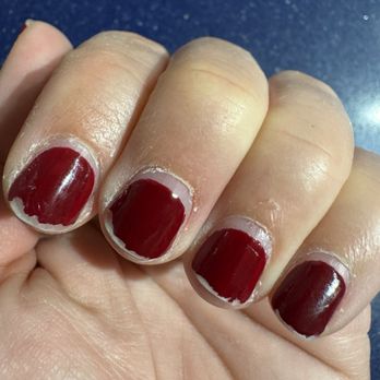 PS Nails & Spa - Barely 1 week after appointment - Nail Salons Near Me - Boston, Massachusetts PS Nails & Spa - Barely 1 week after appointment - Nail Salons Near Me - Boston, Massachusetts