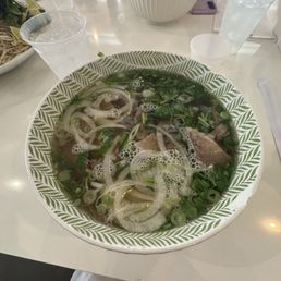 Beef pho with brisket and meatballs Beef pho with brisket and meatballs