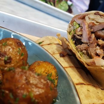 Barcha - Veal & Turkey Shawarma w/ Crispy New Potatoes: - Mediterranean Near Me - San Francisco, California