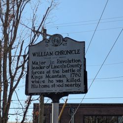William Chronicle Historical Marker - William Chronicle Historical Marker, Belmont