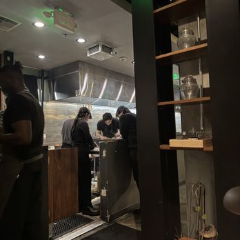 Taberu - inside - chefs finishing plating - Ramen Near Me - Los Angeles, California