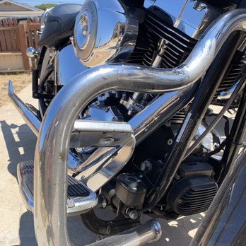 Black Diamond Motorcycle Detailing - Hubby's dirty crash bars - Auto Detailing Near Me