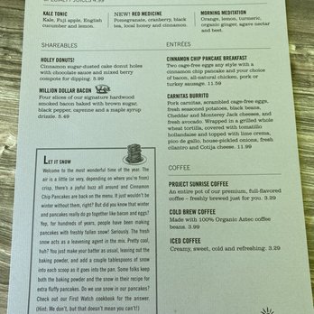First Watch - Special and drinks menu - Breakfast & Brunch Near Me - Panama City Beach, Florida