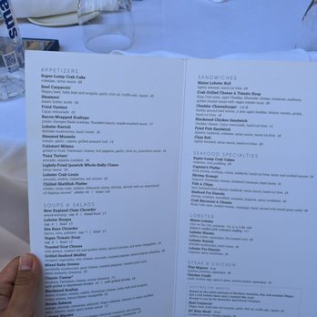 Atlantic Fish - menu - Seafood Near Me - Boston, Massachusetts