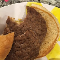 McDonald's - Gross.....guess they forgot cheese and anything else that goes on a standard McDonalds burger.