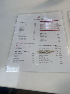 Menu photo 3 Rosebud Coffee Pasadena, CA Menu photo 3 Rosebud Coffee Pasadena, CA