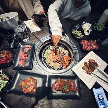 Ham Ji Bak Korean BBQ - 함지박 돼지갈비 BBQ - Family night - Korean Near Me - Carrollton, Texas