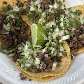 La Villa Real - Carne asada tacos! Yummy too. Ask for well done. - Food Trucks Near Me - Denver, Colorado