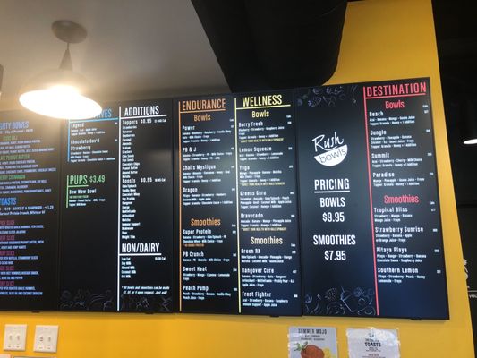 Menu photo 1 Rush Bowls Raleigh, NC Menu photo 1 Rush Bowls Raleigh, NC
