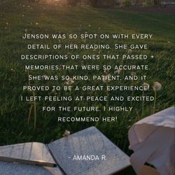 Readings with Jenson - You deserve to feel peace and clarity around the past + the future!