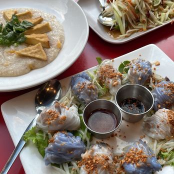 E-Jae Pak Mor - Pak Mor, pumpkin congee, papaya salad - Thai Near Me - Seattle, Washington