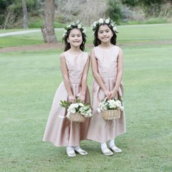 Flower girls - crown and basket