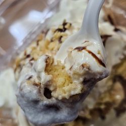 Duck Donuts - The Peanut Butter Crunch and S'more Donut Sundaes. So good.