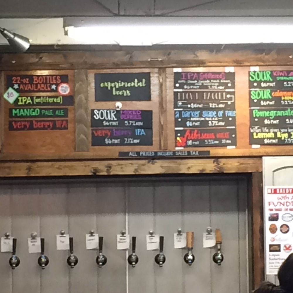 Strum Brewing Co. - Their menu. - Breweries Near Me - Ontario, California
