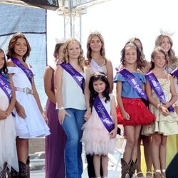 California Garlic Festival - Our little princess with all her new princess sisters!