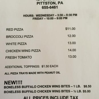 Shandras Pizza - Menu - Pizza Near Me - Pittston, Pennsylvania Shandras Pizza - Menu - Pizza Near Me - Pittston, Pennsylvania