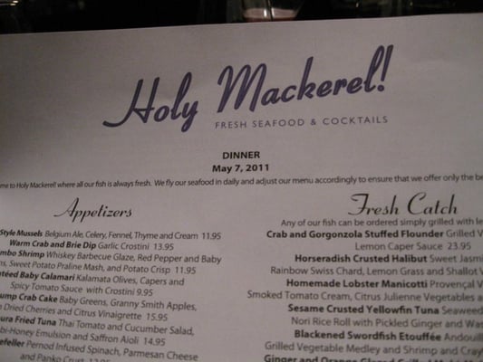 Menu photo 3 Holy Mackerel! Lombard, IL Menu photo 3 Holy Mackerel! Lombard, IL