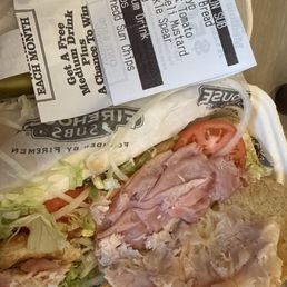 In this photo there's no bacon- ordered a club on a sub so I guess it's a hook and ladder? In this photo there's no bacon- ordered a club on a sub so I guess it's a hook and ladder?