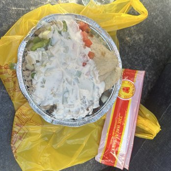 The Halal Guys - Chicken and beef platter - Middle Eastern Near Me - New York, New York The Halal Guys - Chicken and beef platter - Middle Eastern Near Me - New York, New York