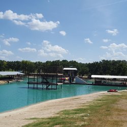 Unk's Lake Campground and Swimming Hole - Water Looks Beautiful From A Distance!