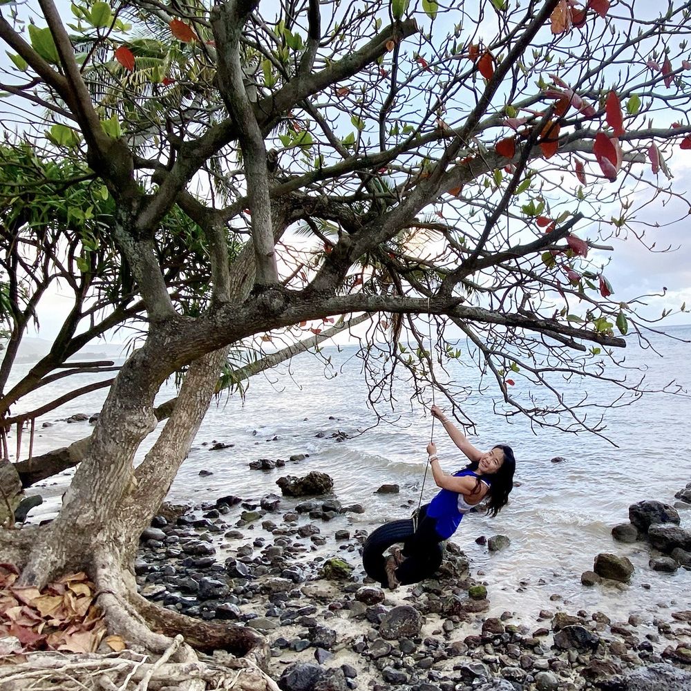 Crouching Lion Hike - The tire swing - Hiking Near Me - Kaaawa, Hawaii