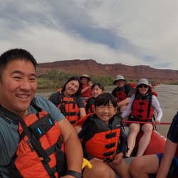 Red River Adventures - With our wonderful guide (in the back) - Sam!