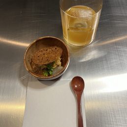 Enjoyed the socarrat and cocktail