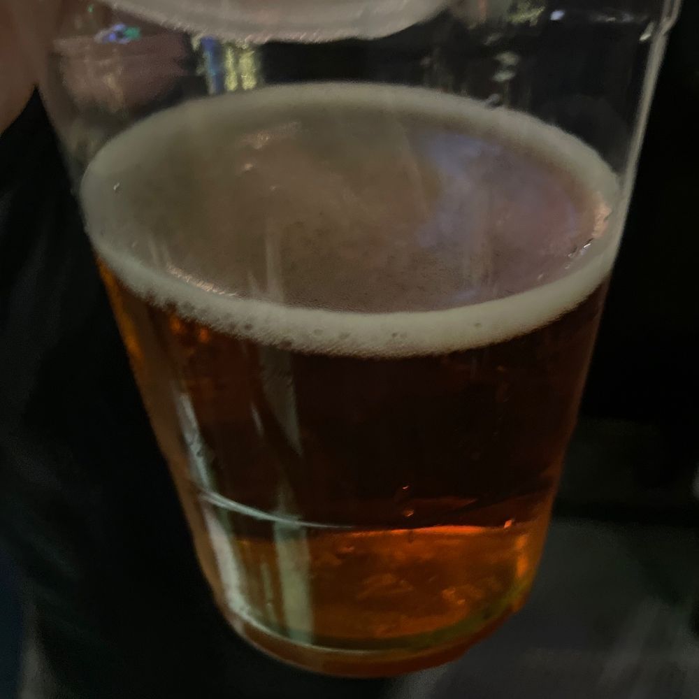 a glass of beer