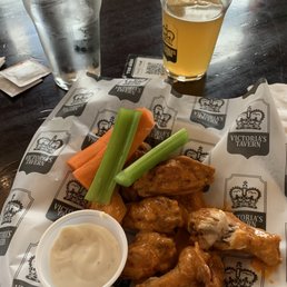 Hot Wings and a cold beer
