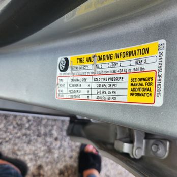 Discount Tire - This is what he scan 235/50/R18. He put 235/55/R18 - Tires Near Me - Baytown, Texas