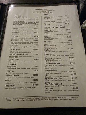 Menu photo 2 Holly Jo's Creekside Grill Boones Mill, VA