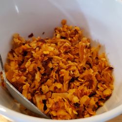 Curry Diva - Coconut sambol, vegan by default. Doesn't have much flavor, but wasn't offensive.