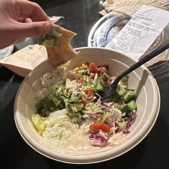 CAVA - Bowl missing chicken - Mediterranean Near Me - Irvine, California CAVA - Bowl missing chicken - Mediterranean Near Me - Irvine, California