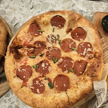 Coletta - 12" Classic "Pepperoni" Pizza - Vegan Near Me - New York, New York Coletta - 12" Classic "Pepperoni" Pizza - Vegan Near Me - New York, New York