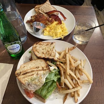 Friedman's - Eggs With Style and B. E. L. T. Sandwich with Boylan Ginger Ale - Breakfast & Brunch Near Me - New York, New York Friedman's - Eggs With Style and B. E. L. T. Sandwich with Boylan Ginger Ale - Breakfast & Brunch Near Me - New York, New York