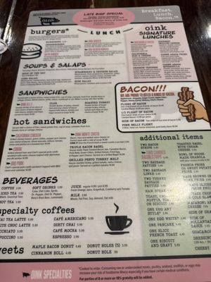 Menu photo 8 The Oink Cafe - Tucson Tucson, AZ Menu photo 8 The Oink Cafe - Tucson Tucson, AZ