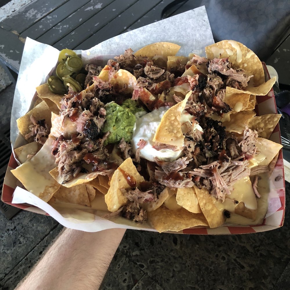 Local Smoke - Pulled pork nachos - Barbeque Near Me - Watersound, Florida Local Smoke - Pulled pork nachos - Barbeque Near Me - Watersound, Florida