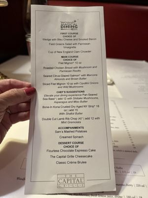 Menu photo 5 The Capital Grille Orlando, FL Menu photo 5 The Capital Grille Orlando, FL