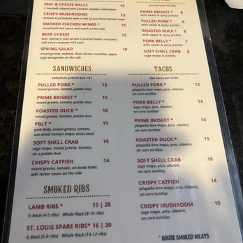 Hammerheads - Menu - Southern Near Me - Louisville, Kentucky