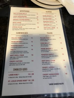 Menu photo 1 Hammerheads Louisville, KY