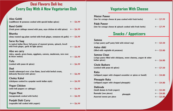 Desi flavors Deli by null