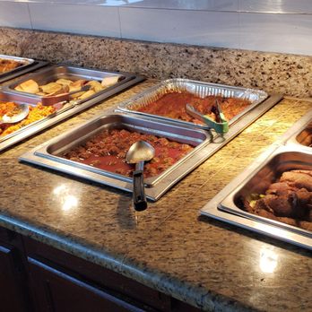 Al Wadi Cafe - Lunch buffet - meats section. Veggies and dessert too! - Mediterranean Near Me - Bedford, Texas
