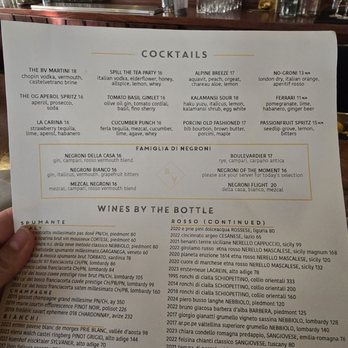Bar Volpe - Italian Near Me - Boston, Massachusetts Bar Volpe - Italian Near Me - Boston, Massachusetts