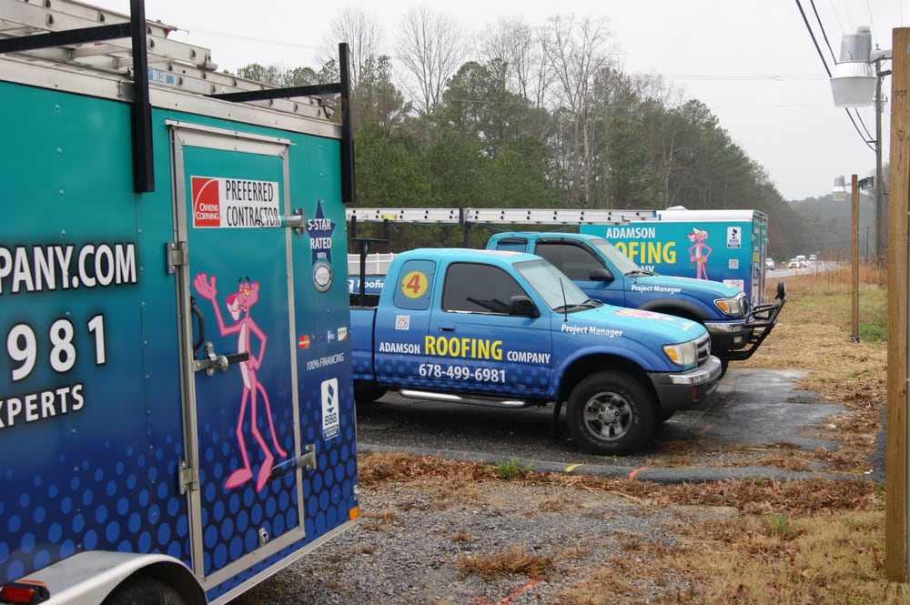 Slide of Adamson Roofing Company