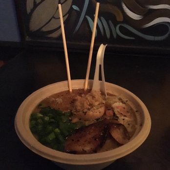 Kaedama - Tonkatsu Ramen (Note: chopsticks stuck vertically) - Ramen Near Me - El Paso, Texas Kaedama - Tonkatsu Ramen (Note: chopsticks stuck vertically) - Ramen Near Me - El Paso, Texas