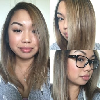 3Sixty Salon - Touch up ombre balayage, long bob cut by Mary - Hair Salons Near Me - Fremont, California