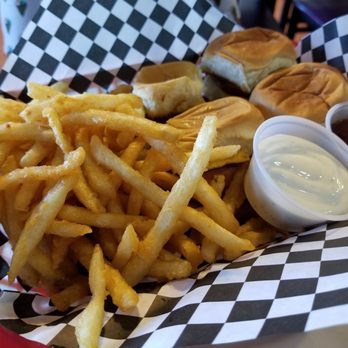 Halo-Halo Kitchen - Spam sliders with a side of fries - Filipino Near Me - Phoenix, Arizona Halo-Halo Kitchen - Spam sliders with a side of fries - Filipino Near Me - Phoenix, Arizona