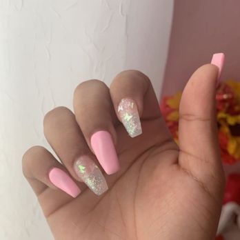 Super Nails - Pink, Coffin, Butterflies, Cute - Nail Salons Near Me - Fresno, California Super Nails - Pink, Coffin, Butterflies, Cute - Nail Salons Near Me - Fresno, California