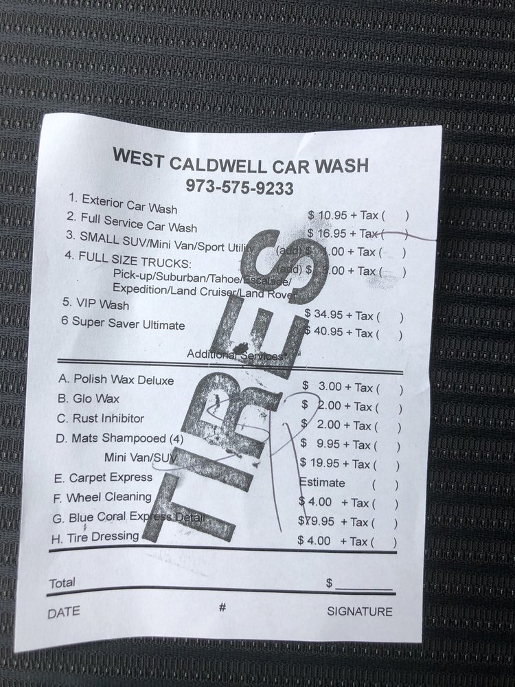 WEST CALDWELL CAR WASH 38 Reviews 1113 Bloomfield Ave, West