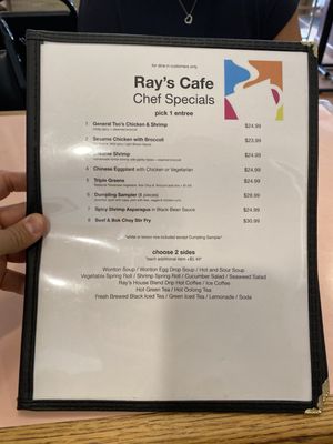 Menu photo 3 Ray's Café & Teahouse Philadelphia, PA